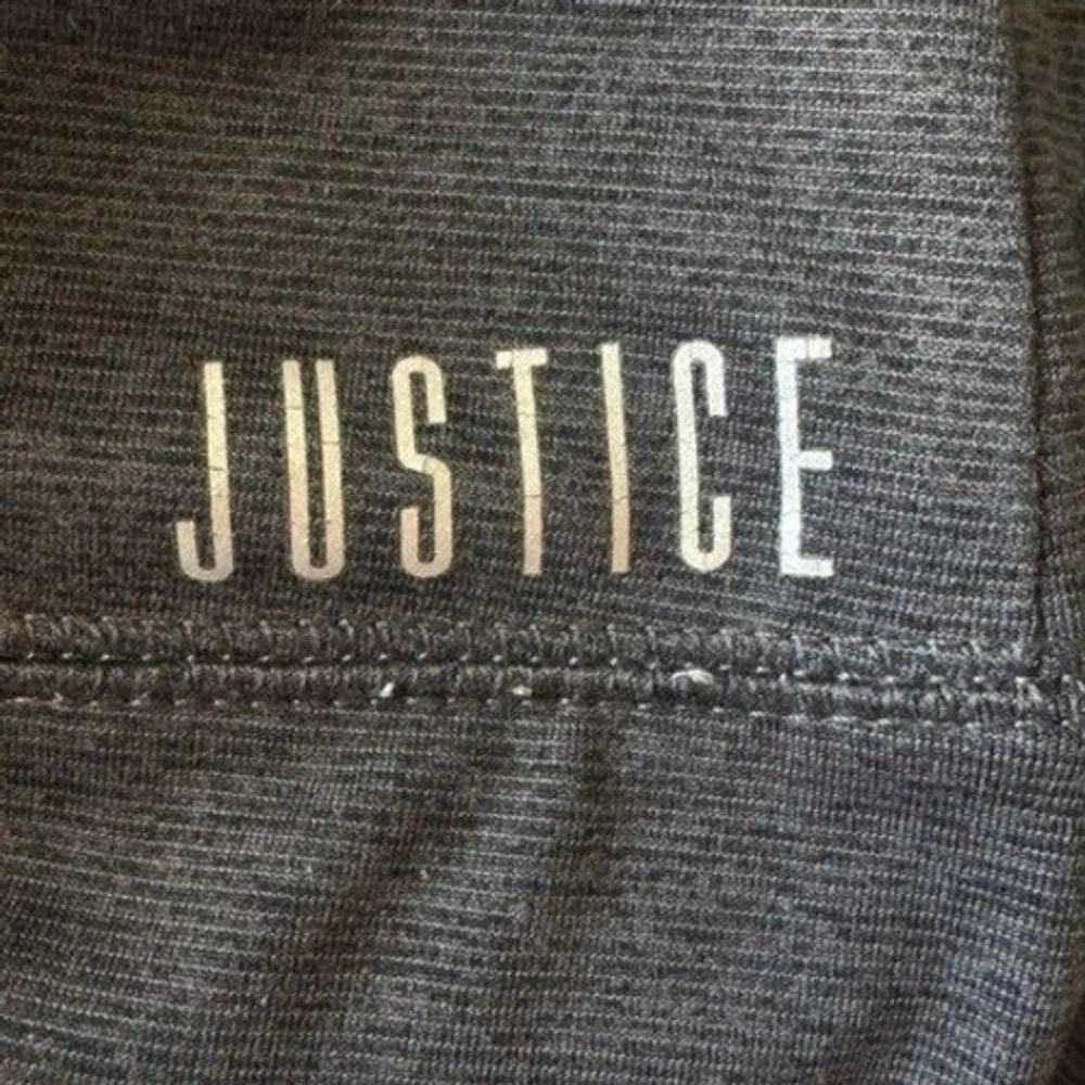 Justice‎ Active Leggings Girls Size 12 Charcoal Gray Athletic Sporty Tween Pants